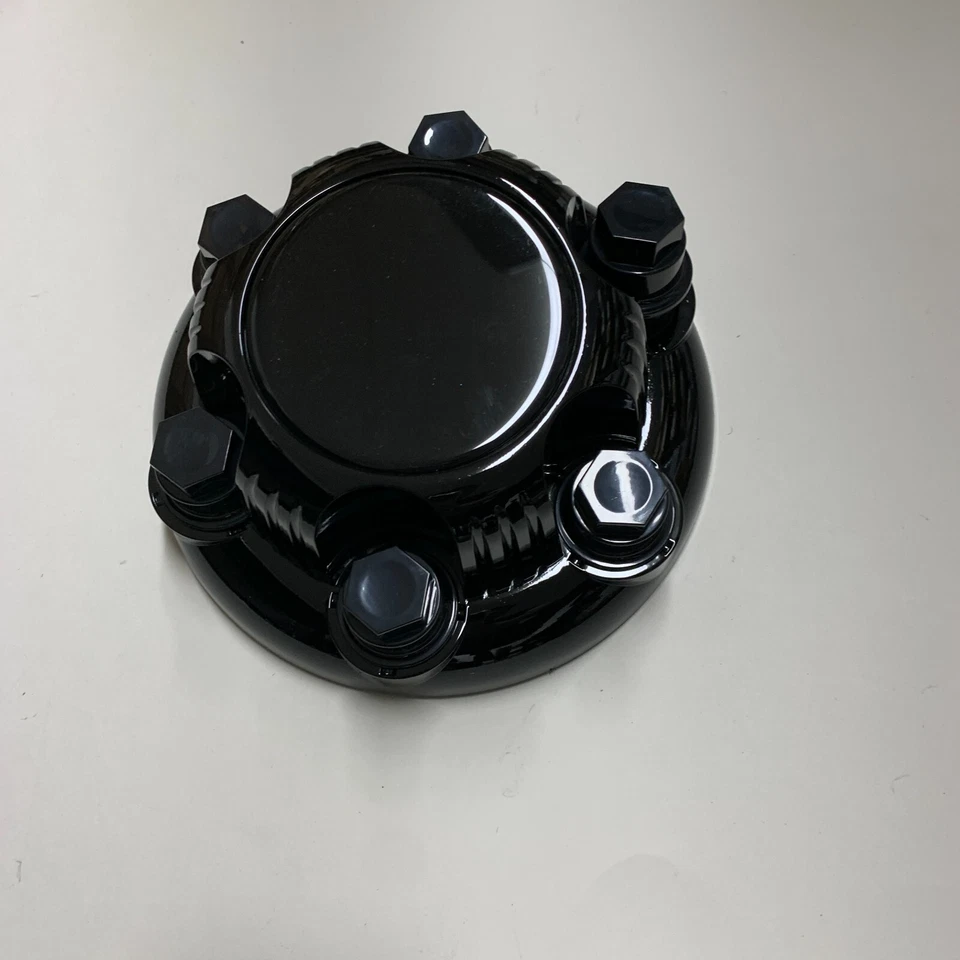 4PÇS 6 PORCAS Preto Para CHEVY SILVERADO 1500 TAHOE AVALANCHE CUBO DE TAMPA DE RODA CENTRAL - Imagem 2 de 2