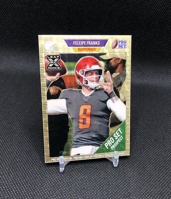 TRUE 1/1 2021 Leaf Pro Set Feleipe Franks GOLD VINYL SUPERFRACTOR Rookie Card 27