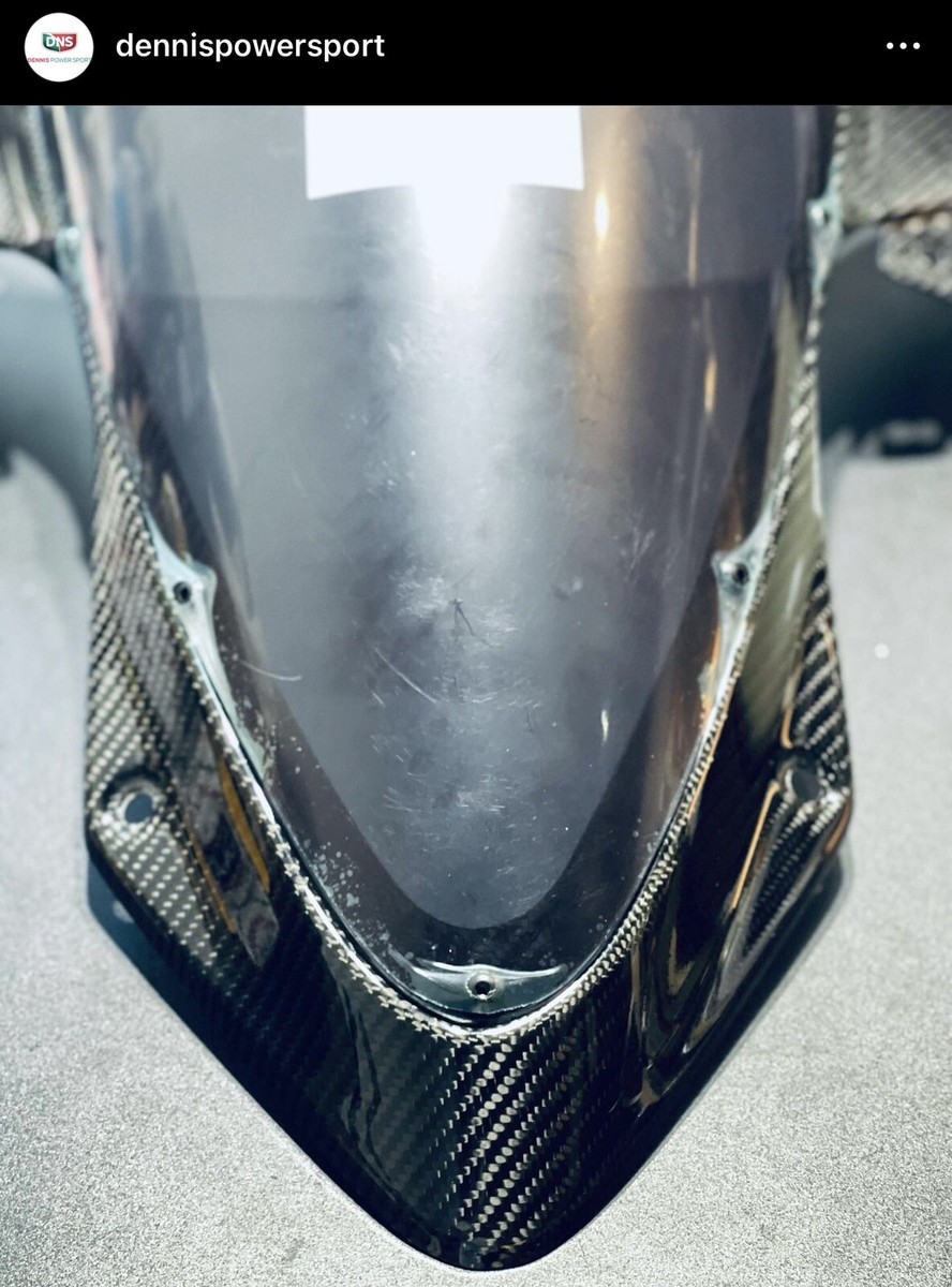 Aella Carbon Fiber Trim Racing Windscreen For The BMW Aella Carbon Fiber Trim Racing Windscreen For The BMW