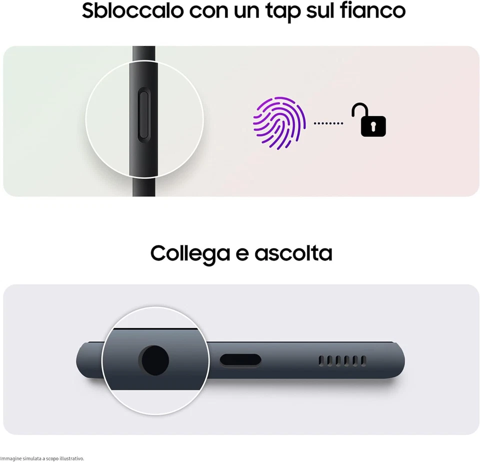 SAMSUNG GALAXY A05s 4G DUAL SIM SM-A057G DS 64GB RAM 4GB SILVER ITALIA NO BRAND - Immagine 4 di 4