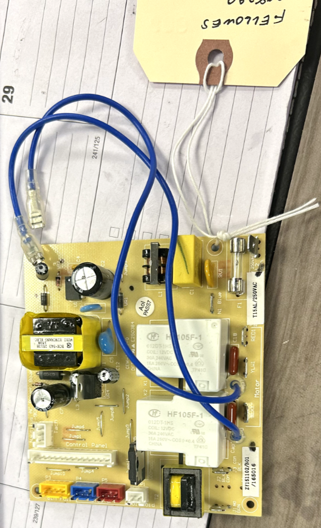 Fellowes 300C AutoMax Paper Shredder OEM Main Control Board Assembly-image