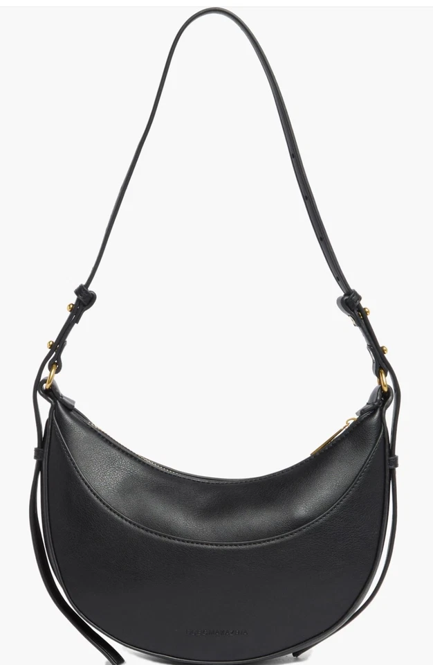 NWT Classic Everyday BCBG Small Black Hobo Adjustable Purse - Image 3 of 4