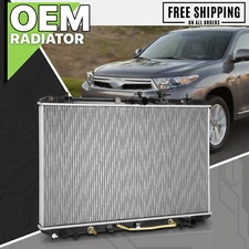 13024 Aluminum Cooling Radiator OE Replacement fit 2008-2013 Toyota Highlander