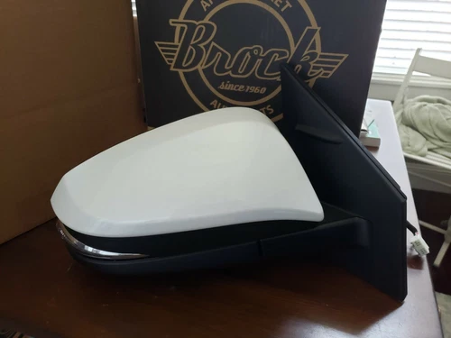 NEW PEARL WHITE 16-18 RAV4 Passenger RT Side Mirror Power Heat/Signal/Blind Spot