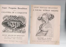 AUSTRALIANA , ANGRY PENGUINS BROADSHEET , First 7 numbers , MAX HARRIS , SCARCE