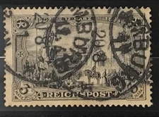 German stamp SCOTT #64 Used 3M BLACK VIOLET