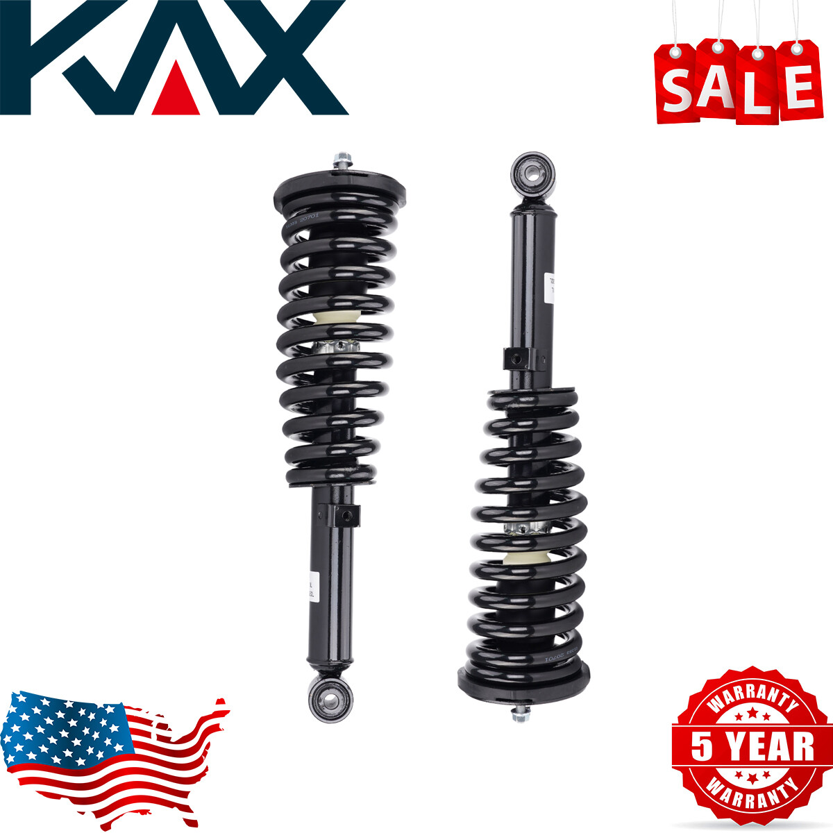 2pcs For 2003-2009 Kia Sorento Front Strut w/ Coil Spring Assembly 171110 171109