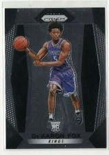 2017/18 PANINI PRIZM DE'AARON FOX RC #24