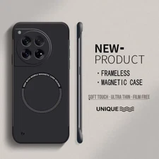 For Oneplus 15R 13R 13 12 10 Pro Dustproof Rugged Frameless Glossy PC Hard Case