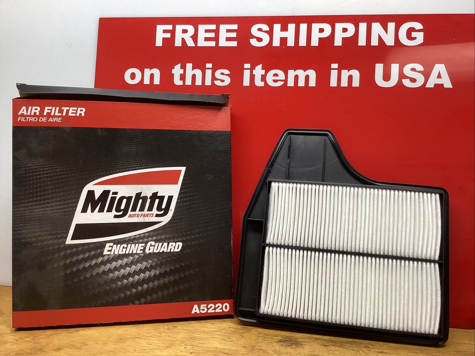 Mighty Auto Parts Engine Guard Air Filter A5220