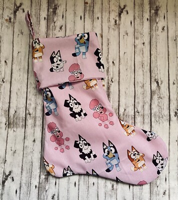 Christmas Stocking Girly Doggy Paws