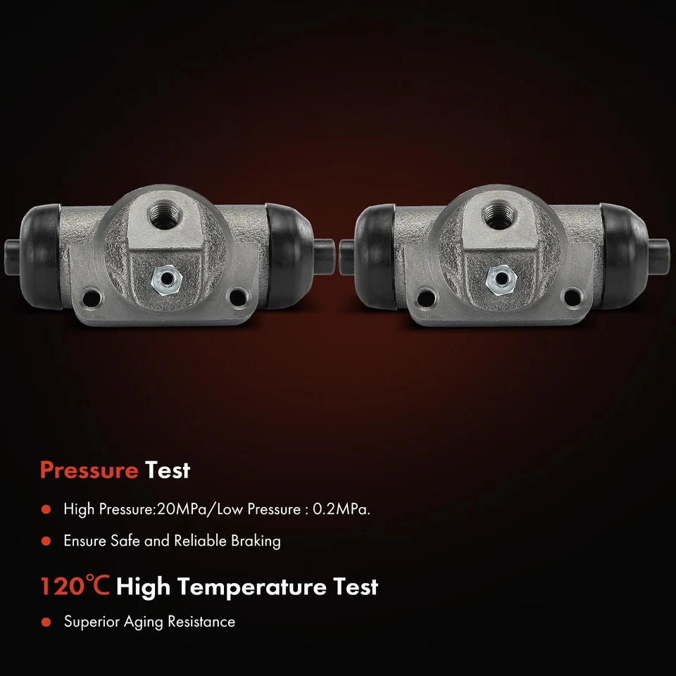 Cilindro de rueda de freno de tambor 2 piezas para Chevrolet S10 GMC Jimmy Isuzu Oldsmobile trasero Foto 4 de 4