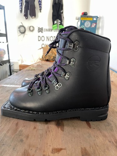 AIR of Rossignol Leather Telemark Boots EU 36 US Men's 4 3-Pin 75mm Nordic - Picture 4 of 8