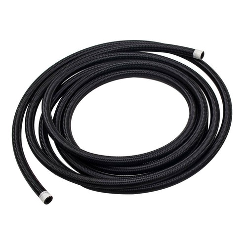 6AN Black Nylon E85 Fuel Gas Oil Line 33FT 30PCS Fittings Hose Kit E85 - Picture 2 of 8