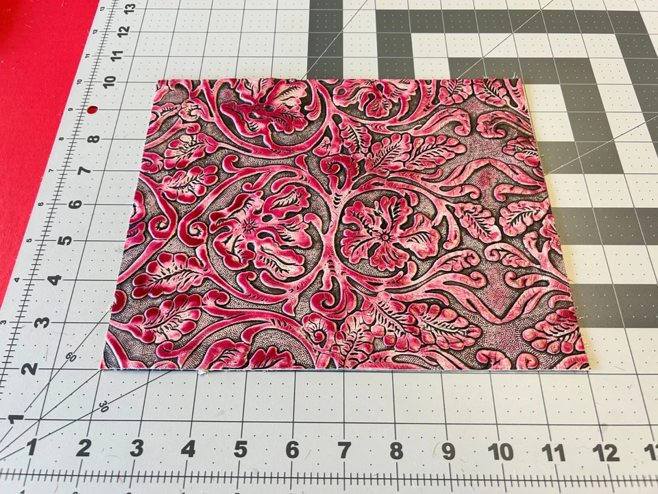 Embossed Leather Cowboy Tool Flamingo, Leather Sheets 8x8,10x8,12x18 Cut to Size - Image 2 of 4