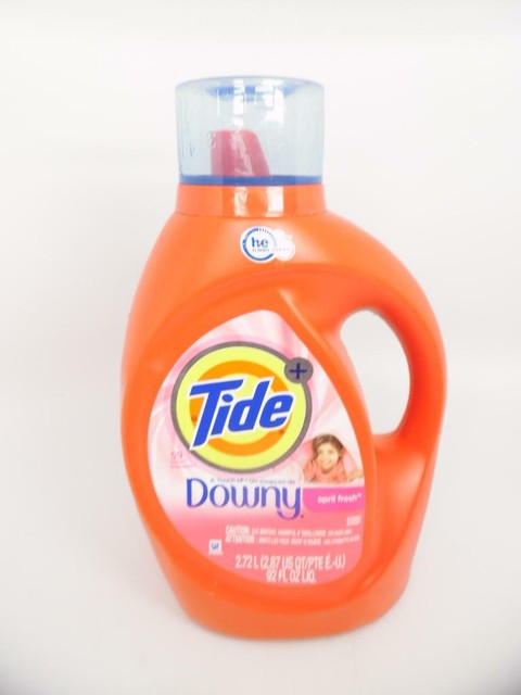 Tide + a Touch of downy laundry detergent april Fresh (037000874737)