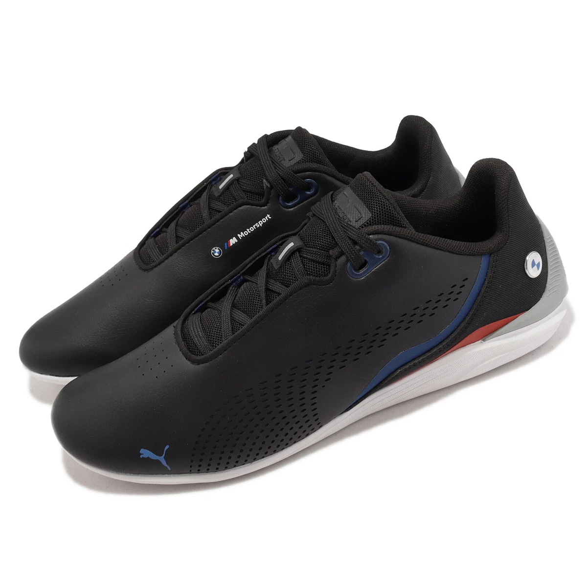 Puma BMW MMS Drift Cat Decima Black White Men Motor Shoes Sneakers 307304 01