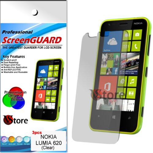 5 für Filme Nokia Lumia 620 Schützen Save Bildschirm Lcd-Display Schutzfilm - Bild 1 von 1