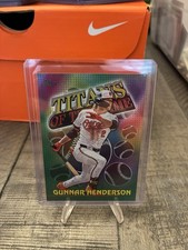 Topps 2026 Series 1 Titans of the Game Gunnar Henderson Green Foil /99 Orioles