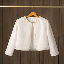 Damen Braut Kunstfell Schal Shrug Jacke Warmer Mantel Party Umhang Cardigan Cape