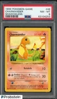 1999 Pokemon Game Shadowless #46 Charmander PSA 8 NM-MT