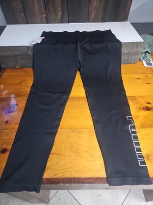 Puma Leggings Womens 3X Black Seamless Moisture Wick High Rise Comfort Stretch