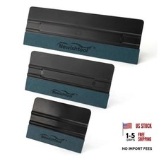 3 Pcs Vinyl Wrap Squeegee - Different Size Felt Squeegee for Vinyl - Black