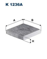Filtron Filter, Innenraumluft K 1236A FüR Daihatsu Passend FüR Fiat