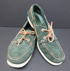 SPERRY TOP-SIDER Slip-on Loafers Boat Shoes Green Suede Wms Sz 9M — photo 10