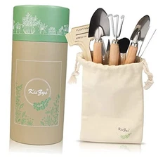 Indoor Garden Tools for Gardening -  12-Piece Small Garden Tools Set - Gift Box