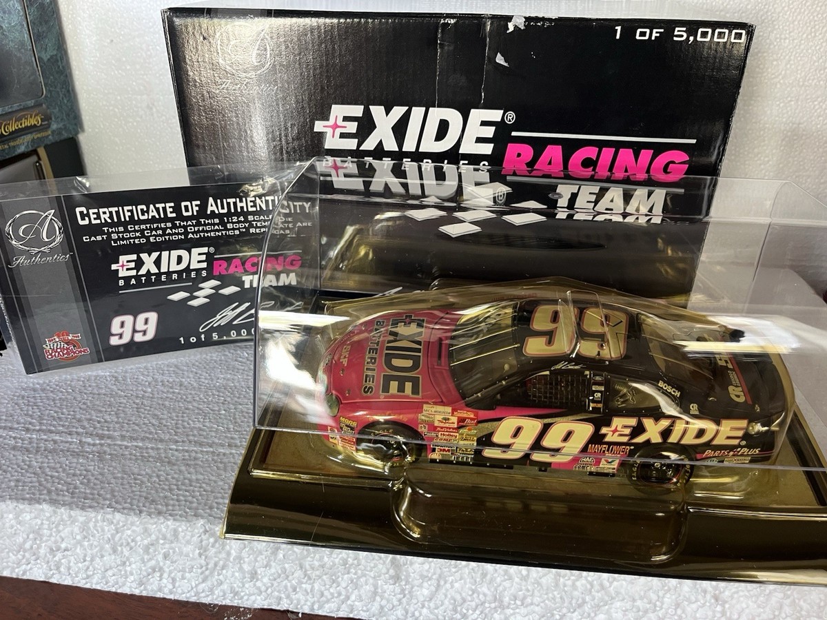 Racing Champions Authentics #99 Exide Batteries 1:24 NASCAR JEFF