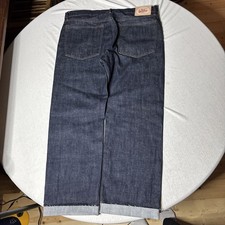 Red Tornado Men's Jeans Vintage 16.5oz Raw Denim Straight Pants Selvedge Onewash