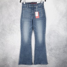 Lucky Brand Stevie High Rise Flare Jeans Womens 6/28 Blue Advanced Stretch Ankle