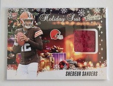 2025 Panini Absolute - Holiday Suit Shedeur Sanders #HS-SSS (RC)