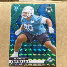 2025 Panini Mosaic Green Kenneth Grant #351 Miami Dolphins (RC)