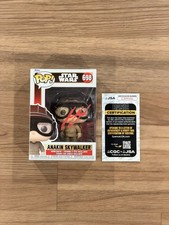 JSA COA Jake Lloyd signed Anakin Skywalker Star Wars Funko Pop #698 RED podrace