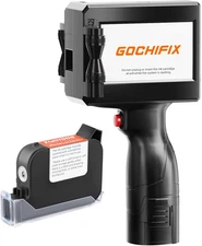 Portable Handheld Inkjet Printer with Touch Screen for Text, QR Code & Barcode