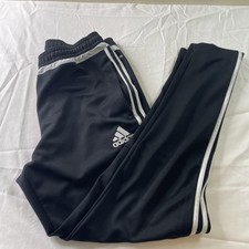 Adidas Climacool Large Women  s Running Pants Black With White Stripes