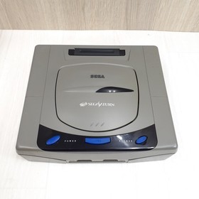 Sega Saturn Console with 5 games Virtua Stick & Virtua Gun controller Japan Gray