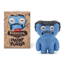 Zuru Fuggler Hairy Fuggs Old Gnawing Terror Blue 9" Funny Ugly Monster Plush