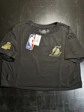 Pro Standard LA Lakers Women’s Crop Top Tee Sz Small, MSRP $45