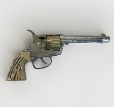 Vintage 1950s Mattel Fanner 50 Cap Gun Revolver Die Cast Western Toy Untested