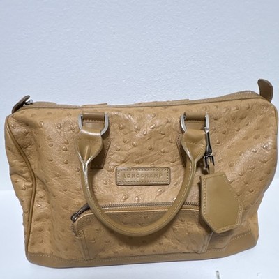 Longchamp Medium Brown Leather Backpack