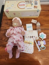 BABESIDE Lifelike Reborn Baby Dolls  Bell, 20-Inch Baby Feeling Realistic Doll 