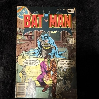 DC Comics Batman #313 1979 Two-Face Cover 40¢ Bronze Age Superheroes Color