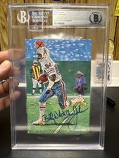 Billy “White Shoes” Johnson Auto BGS Authentic Slab Donovan Kelley Art