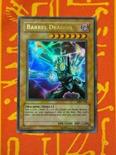 YUGIOH BARREL DRAGON ULTRA RARE NEAR MINT MRD-126 FADED NA PRINT