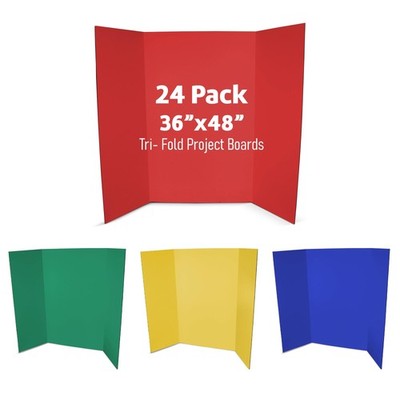 36  x 48  Project Boards for Presentations, Science Fair, School Projects, Ev...