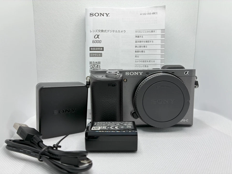 [Come nuova] Fotocamera mirrorless Sony α6000 (conteggio otturatori 728... - Immagine 2 di 4