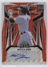 2023 Leaf Metal Auto Orange Wave /4 Mitch Jebb #BA-MJ1 Auto 4z8